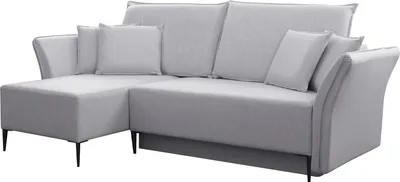 Produktbild von MIRJAN24 Ecksofa Bregi, Stilvoll Wohnzimmer Eckcouch mit Bettkasten und Schlaffunktion (Farbe: Terra 6, Füße: Schwarz)