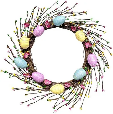 Image de 2 couronnes de rotin de Noël – Décoration de Noël, décoration murale, décoration d'entrée