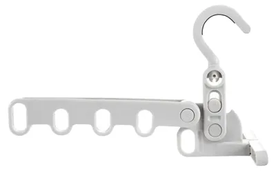 Produktbild von Wäscheständer, faltbares Design, hohe Tragfähigkeit, Weiß-L