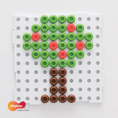 Produktbild von Eduplay Bohnenstange Bauset - kreatives Spielzeug multicolor