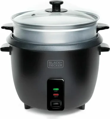 Produktbild von Black & Decker BXRC1800E Reiskocher 1,8 l 700 W Schwarz