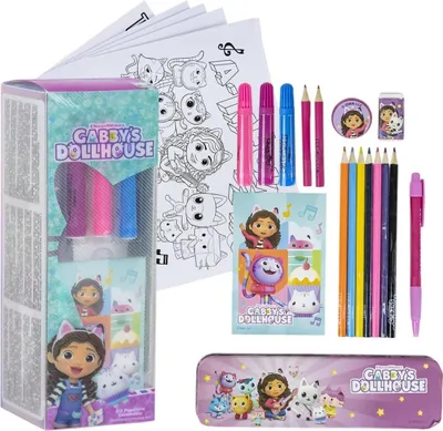 Obrázek produktu pro Sada barev Gabby´s Dollhouse pro děti – zábava při malování a tvoření