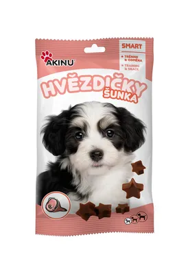 Obrázek produktu pro Akinu Šunkové hvězdičky pamlsek pro psy 60 g
