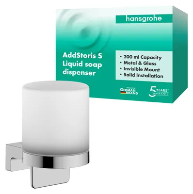 Produktbild von Hansgrohe 41765000 AddStoris Lotionspender chrom