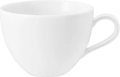 Immagine prodotto di Seltmann Weiden Beat Milchkaffeeobertasse, Kaffeetasse, Milchkaffee Tasse, Obertasse, Porzellan, Weiß, 350 ml, 001.751342