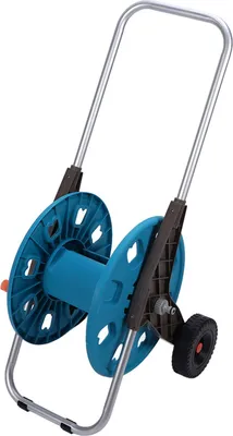 Image de G1/2 Chariot pour enrouleur de tuyau d'arrosage avec 2 roues Chariot d'arrosage pour tuyau d'arrosage 60M