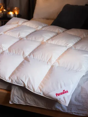 Produktbild von Paradies Daunendecke 135x200 cm Ganzjahres Decke "Gabi 90" RDS Gänsedaunen Testurteil "sehr gut"