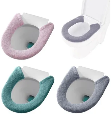 Productafbeelding van Set van drie zachte en comfortabele toiletmatten in verschillende kleuren