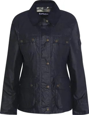 Produktbild von BARBOUR Wachsjacke Arlo Utility Royal Navy/Ancient Tartan EU 40 (14)