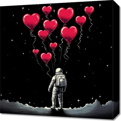Produktbild von Bild 50x50cm Astronauten Eigene Zellen