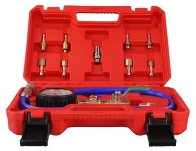Immagine prodotto di Rilevatore universale di perdite per ammortizzatori pneumatici - Tester di tenuta per sospensioni pneumatiche - Strumento di controllo per ammortizzatori - Kit diagnostico per auto