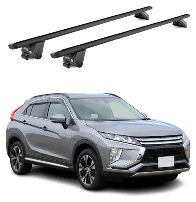Imagen del producto de Portaequipajes para Mitsubishi Eclipse Cross 2018-2026, aluminio, color , 2 piezas, Imagen generada por IA