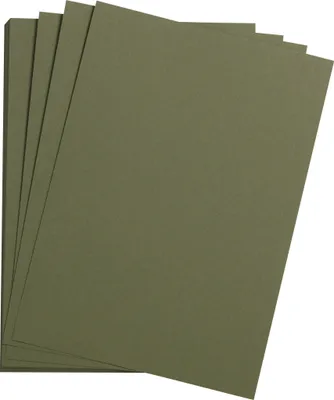 Produktbild von Clairefontaine Zeichenpapier 75x110 cm 10g, Pack. 25 Bogen - Ozeangrün 93686C