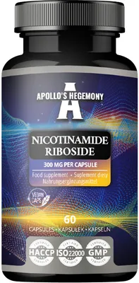Produktbild von Nicotinamid Ribosid (NR) 300 mg - 60 Niacin Vegane Kapseln