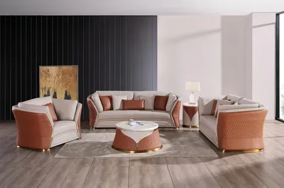 Produktbild von Sofagarnitur Polstergarnitur  Wohnlandschaft Sofa Couch Polster Garnitur Sofas