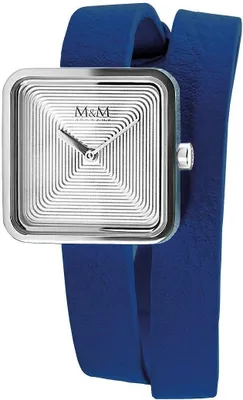 Produktbild von M&M Mini Square M11951-742L Damenarmbanduhr
