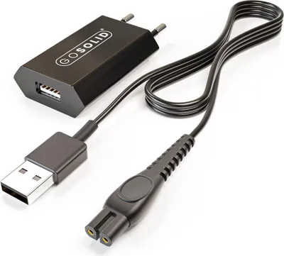 Obrázek produktu pro GO SOLID! Nabíječka 5 V kompatibilní s zastřihovačem vlasů Revahs ClipperTwo Pro