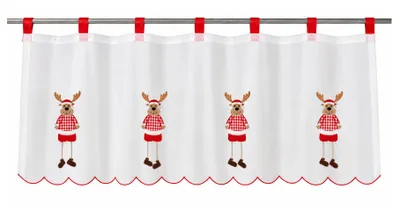 Zdjęcie produktu dla Home Wohnideen Cafehaus Stars 45 X 120 cm Czerwony