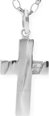 Produktbild von JuwelmaLux Anhänger 925 Sterling Silber Kreuz mit Zirkonia JL20-02-0263