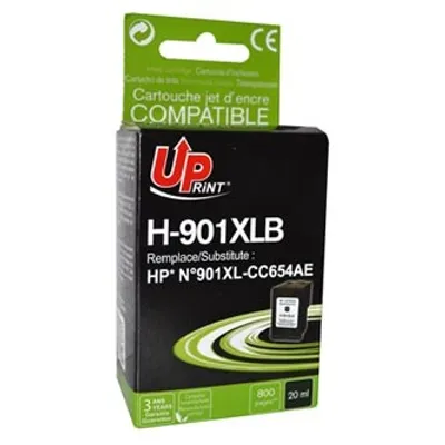 Produktbild von UPrint kompatybilny ink / tusz z CC654AE, HP 901XL, H-901XLB, black, 20ml