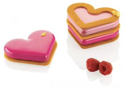 Productafbeelding van SILIKOMART Mini Love Storye N.8 - Portiebakje / Bakvorm met rand