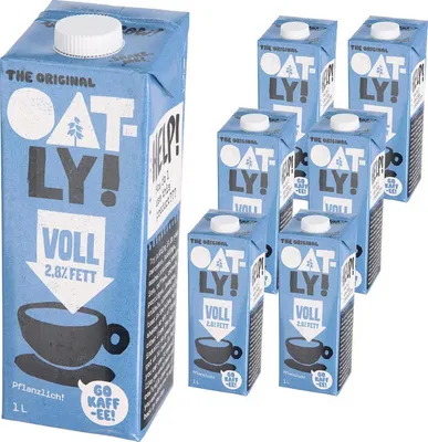 Immagine prodotto di 6x Latte d'avena Avena integrale 2,8%
