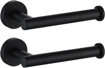 Produktbild von Toilettenpapierhalter Edelstahl 13,2 cm, Wandmontage, rostfrei, für Badezimmer