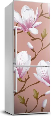 Produktbild von Tulup Kühlschrankdekoration - 70x190 cm - Aufkleber auf dem Kühlschrank - Magnolie