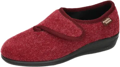 Produktbild von Manitu Damen Hausschuh bordo mit Klettverschluß 40