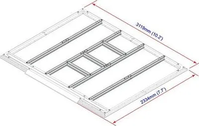Obrázek produktu pro DURAMAX Podlahové profily pro domky 7,8 m² DURAMAX 57202