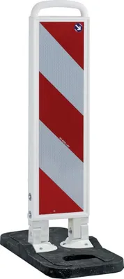 Produktbild von Wemas Klappbake weiß 750 mm Fuß schwarz RA2B R L