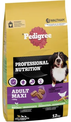 Zdjęcie produktu dla Pedigree Professional Nutrition Adult Maxi 12kg Sucha Karma Dla Psów Ras Dużych Z Drobiem I Warzywami