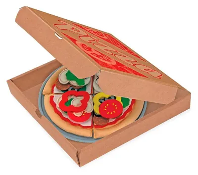 Obrázek produktu pro Sada plstěných potravin „Pizza“ od Melissa & Doug – hračka pro děti jedna velikost