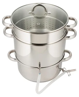 Produktbild von Kinghoff KH-3302 Steam Cooker – 8 Liters – Silver – Metal