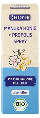 Produktbild von Manukahonig + Propolisspray alkoholfrei 20ml