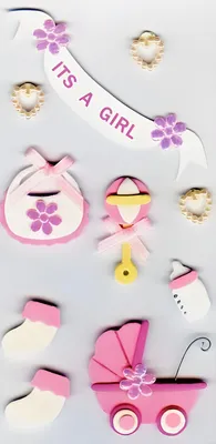 Produktbild von Dekorsticker zur Geburt It's a Girl