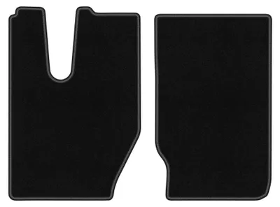 Image de Tapis de sol en moquette pour Iveco X-WAY 2020- (utilitaire) – jeu 4 pièces, noirs, sur mesure – Wielganizator BASIC
