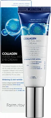 Produktbild von FARMSTAY COLLAGEN Water Full Moist Eye Cream 50 ml – Anti-Falten-Augencreme mit Kollagen