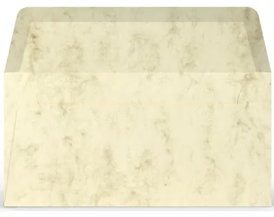 Produktbild von Rössler Papier 220702506 Coloretti Briefumschläge - DL, 5 Stück, chamois marmora