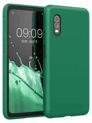 Produktbild von kwmobile Handyhülle für Samsung Galaxy Xcover Pro Hülle - TPU Case - Kabelloses Laden - Schutzhülle Cover in Pixie Green
