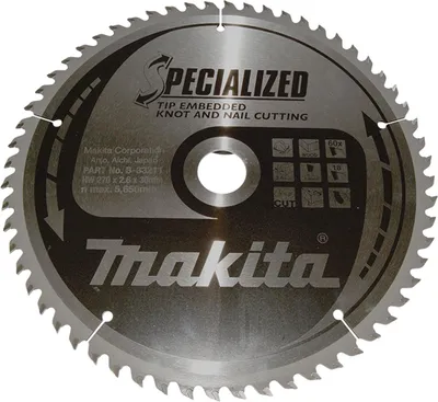 Produktbild von Makita SPECIALIZED Sägeb.270x30x60Z B-33211