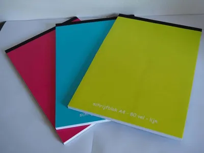 Immagine prodotto di Van der Doelen 9 blocchi di scrittura A4 in 3 colori diversi