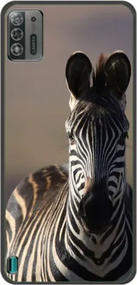 Produktbild von König Design Hülle kompatibel mit ZTE Blade A52 Lite Kunststoff Soft Handyhülle - Handy Case Zebra