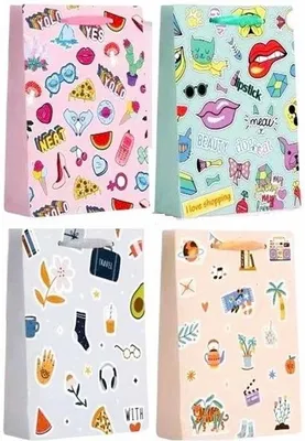 Produktbild von WK-Geschenktüten, klein, verschiedene Designs, 12 Stück