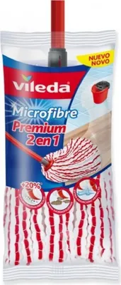 Immagine prodotto di VILEDA mop in microfibra 2 in 1 con testa universale