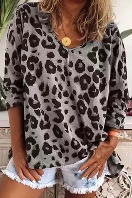 Produktbild von OMG Oversize-Bluse für Damen Mashila grau S