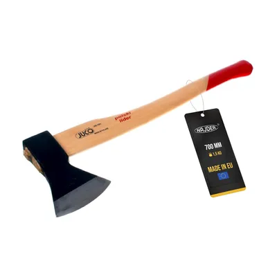 Produktbild von NAJDER Axt / 1,5 kg - 700 mm langlebige gehärtete Spitze, DIN 7294, Buchenstiel, starker Keil, ideal für Garten und BAU, sehr scharf und präzise, Härte 47-55 HRC