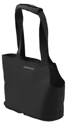 Zdjęcie produktu dla United Pets Lazy Dog Bag, Miękki transporter dla zwierząt, Torba transporter dla zwierząt, Pies, 5 kg, Czarny, Poliester