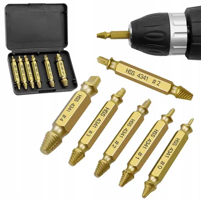 Produktbild von Vorfal Schrauben-Ausdreher-Set für beschädigte Schrauben 6 Teile