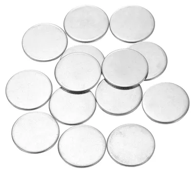 Runde Edelstahlscheiben 24 mm, 40 Stück, 1,2 mm, 304er Stahl